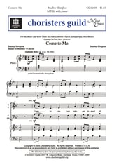 Come to Me SAT choral sheet music cover